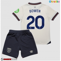 Otroške Nogometnih dresov West Ham United Jarrod Bowen #20 Gostujoči 2025-26 Kratki rokavi (+ hlače)